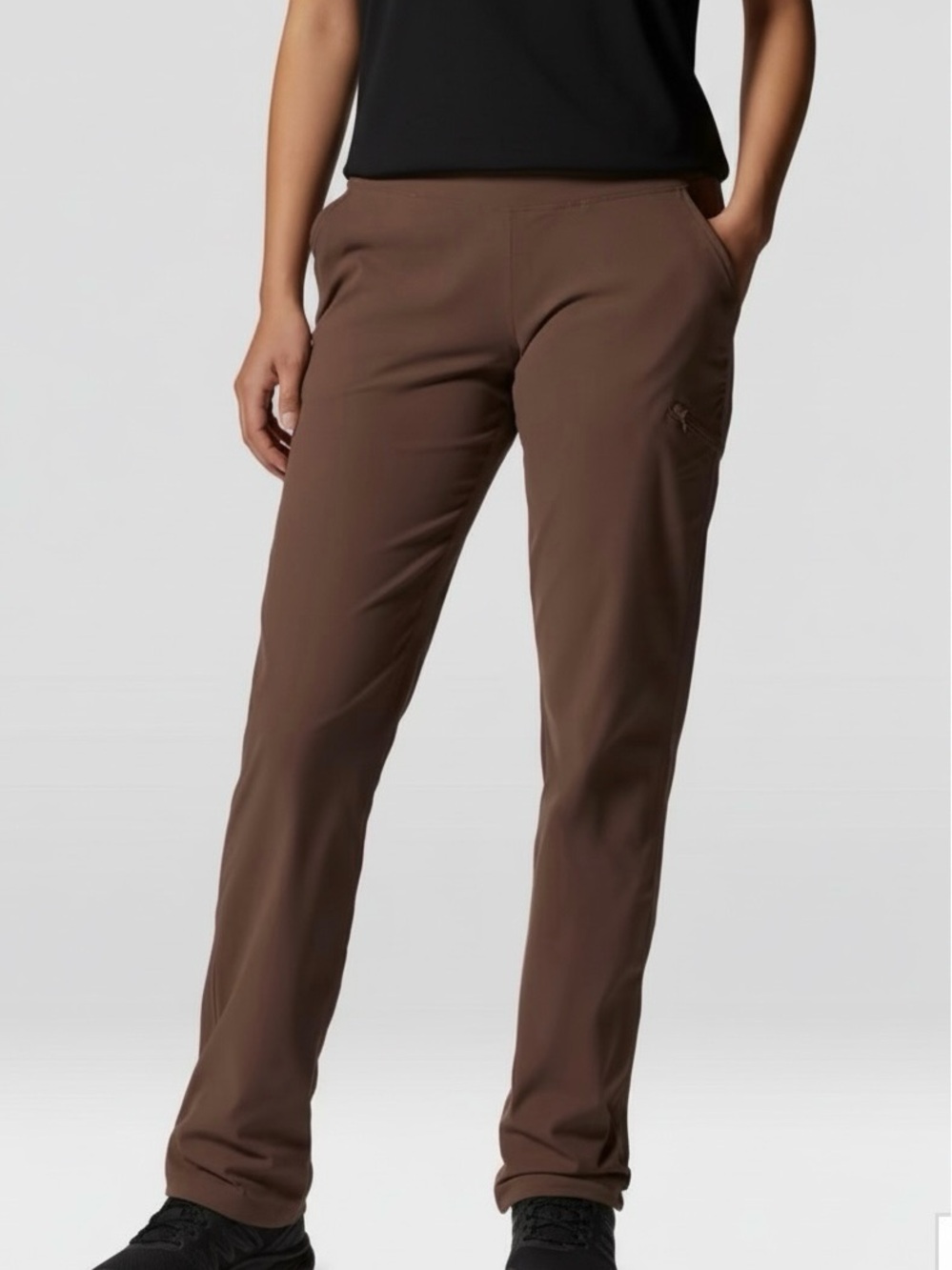 Mountain Hardwear Brown Dynama Hiking Stretch Pull On Pants Size XL